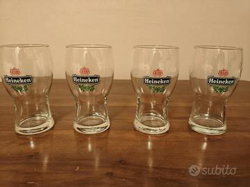 Set 4 Bicchieri Birra Heineken 25cl
