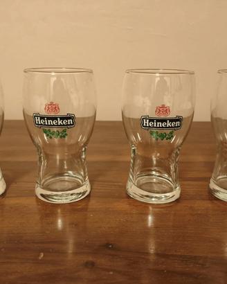 Set 4 Bicchieri Birra Heineken 25cl