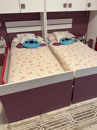 Letti completi di struttura e materasso