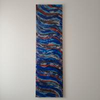 Quadro astratto moderno dipinto mano - Acrilico
