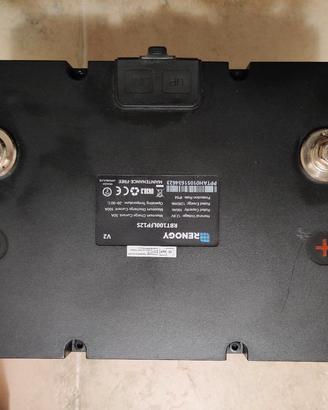 batteria Renogy RBT100LFP12S.