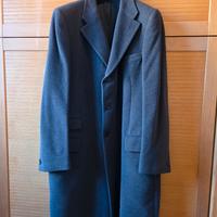 cappotto Versace Classic V2 grigio nuovo