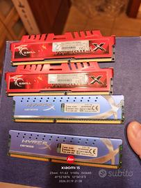 RAM dd3 da 4 gb 1 Per un totale di 16 GB 
