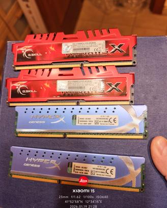 RAM dd3 da 4 gb 1 Per un totale di 16 GB 