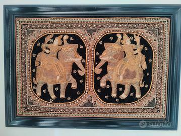 Arazzo indiano kalaga fatto a mano