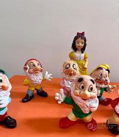 Pupazzi Walt Disney Ledra di Gomma Anni 60