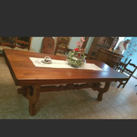 Tavola in olmo produzione artigianale