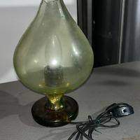 Lampada in vetro da collezione