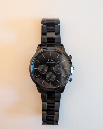 Daniel Wellington Iconic Chronograph Link Onyx B