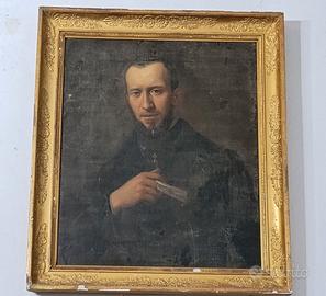 Antico dipinto da collezione ritratto