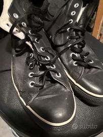 Converse All Stars pelle n. 44, 10 1/2