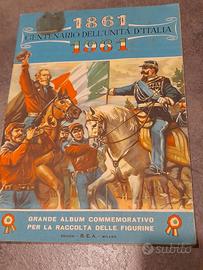 ALBUM FIGURINE CENTENARIO DELL'UNITA' D'ITALIA 