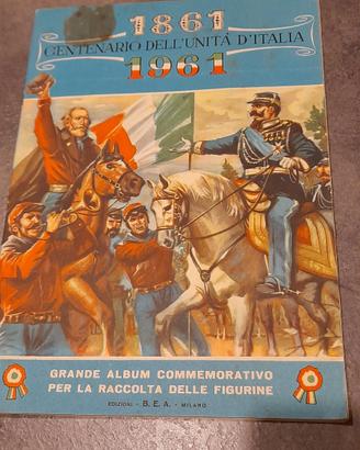 ALBUM FIGURINE CENTENARIO DELL'UNITA' D'ITALIA 