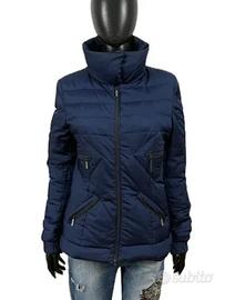 Versace Sport Parka donna Imbottito Blu Taglia S