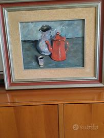 Olio su tela firmato dall' artista Minuzzo 