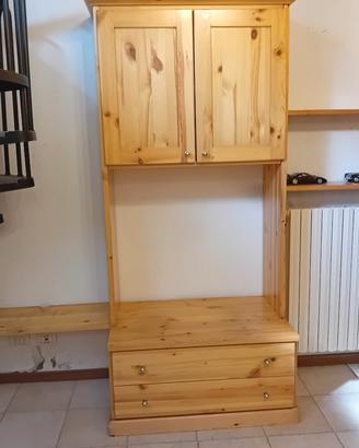 mobile  TV legno massello  l
