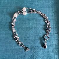 Bracciale multifilo in argento 925