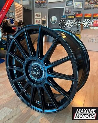 Cerchi AVUS AC-M09 neri lucidi Audi 8 x 18 A3 A4