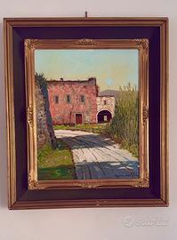 Quadro con doppia cornice dipinto da Marinelli