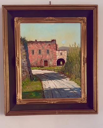 Quadro con doppia cornice dipinto da Marinelli
