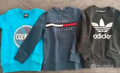 Set Felpe Colmar Adidas Tommy Hilfiger  4 anni