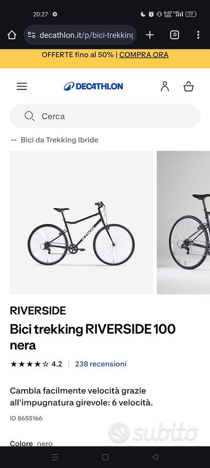 Riverside 100 Bici Trekking Decathlon Opinioni Riverside 100