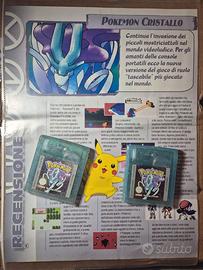 Pokemon cristallo originale e articolo