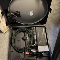 Kit antenna parabolica e decoder completo
