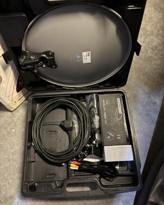Kit antenna parabolica e decoder completo