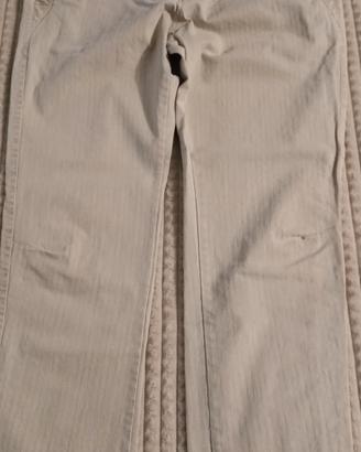 pantaloni beige 