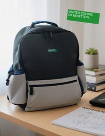 Zaino scuola tempo libero Benetton Borsa PC NUOVO 