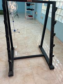 rastellIera porta bilancieri oemmebi pro fitness