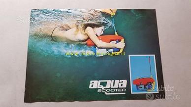 Aquascooter depliant originale italiano brochure