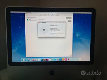 imac 8.1  schermo 20 pollici usato pochissimo