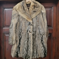 Cappotto giacca pelliccia donna volpe anni 60