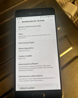 Samsung galaxy A3 2016