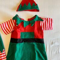 Vestito elfo folletto 7/9 anni