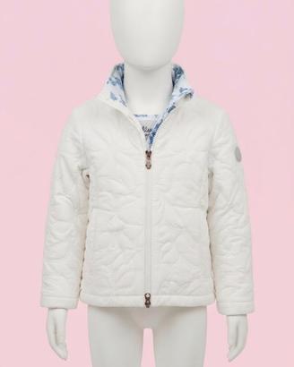 Giubbino tipo husky bimba bianco