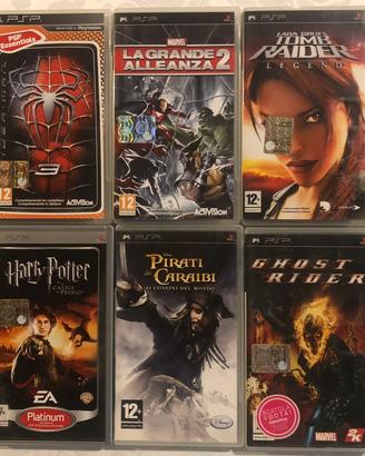 NFS, Yu-Gi-Ho, GTA, Spiderman, Tomb raider Psp