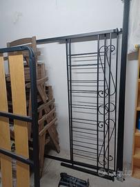 Struttura letto e rete con doghe