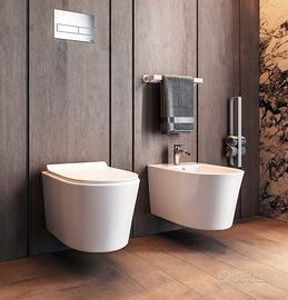 Sanitari WC gabinetto e bidet sospesi