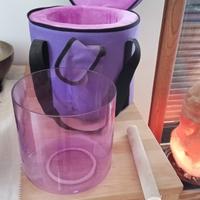 Campana di cristallo ametista in Si con Custodia