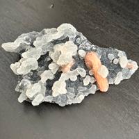 # Minerali # Cristalli Cancedonio con Stilbite