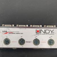 Convertitore da usb a 4 porte seriali RS232