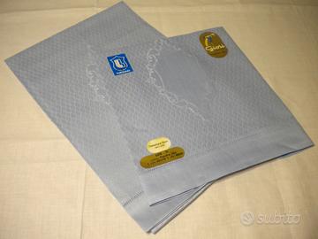 COPPIA ASCIUGAMANI BAGNO, FIANDRA, DA DECORAZIONE