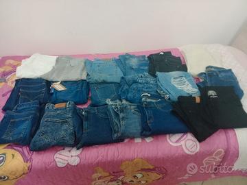 abbigliamento bimba 12/13 tot 60 pezzi