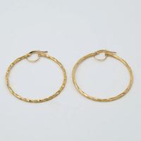 Orecchini a cerchio in oro giallo 18 kt E.2020