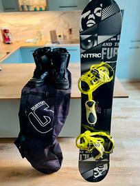 Nitro Team 162 set completo snowboard