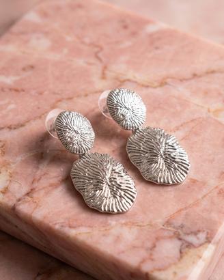 orecchini acciaio ipoallergenico argentati,pendent