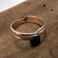 Anello oro bianco e giallo della UnoAerre